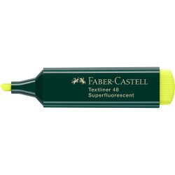 Szövegkiemelő 1-5mm vágott hegyű Faber-Castell 48 fluoreszkáló sárga Szövegkiemelő Faber - Castell