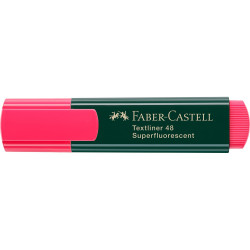 Szövegkiemelő 1-5mm vágott hegyű Faber-Castell 48 fluoreszkáló piros Szövegkiemelő Faber - Castell
