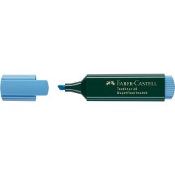 Szövegkiemelő 1-5mm vágott hegyű Faber-Castell 48 fluoreszkáló kék Szövegkiemelő Faber - Castell