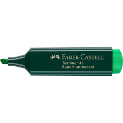 Szövegkiemelő 1-5mm vágott hegyű Faber-Castell 48 fluoreszkáló zöld Szövegkiemelő Faber - Castell