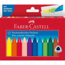 Zsírkréta készlet háromszögletű  Faber-Castell 12klf. szín Kréta Faber - Castell