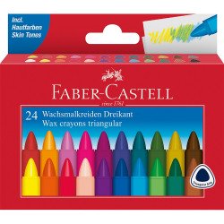 Zsírkréta készlet háromszögletű  Faber-Castell 24klf. szín Kréta Faber - Castell