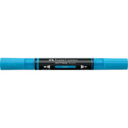 Akril marker kétvégű MULTIMARK 448 Faber-Castell azúrkék Dekormarker Faber - Castell
