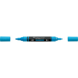 Akril marker kétvégű MULTIMARK 448 Faber-Castell azúrkék Dekormarker Faber - Castell