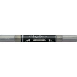 Akril marker kétvégű MULTIMARK 251 Faber-Castell ezüst Dekormarker Faber - Castell