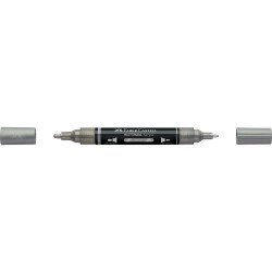Akril marker kétvégű MULTIMARK 251 Faber-Castell ezüst Dekormarker Faber - Castell