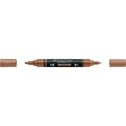 Akril marker kétvégű MULTIMARK 252 Faber-Castell réz Dekormarker Faber - Castell
