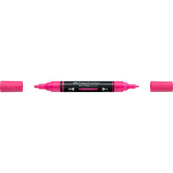 Akril marker kétvégű MULTIMARK 253 Faber-Castell neon rózsaszín Dekormarker Faber - Castell