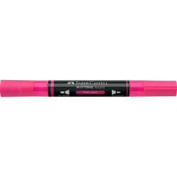 Akril marker kétvégű MULTIMARK 253 Faber-Castell neon rózsaszín Dekormarker Faber - Castell