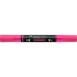 Akril marker kétvégű MULTIMARK 253 Faber-Castell neon rózsaszín Dekormarker Faber - Castell