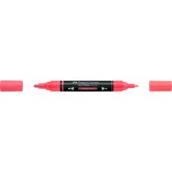 Akril marker kétvégű MULTIMARK 255 Faber-Castell neon narancs Dekormarker Faber - Castell