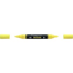 Akril marker kétvégű MULTIMARK 256 Faber-Castell neon sárga Dekormarker Faber - Castell