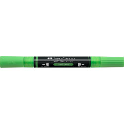 Akril marker kétvégű MULTIMARK 257 Faber-Castell neon zöld Dekormarker Faber - Castell