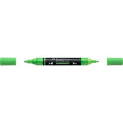 Akril marker kétvégű MULTIMARK 257 Faber-Castell neon zöld Dekormarker Faber - Castell