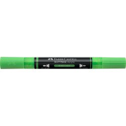 Akril marker kétvégű MULTIMARK 257 Faber-Castell neon zöld Dekormarker Faber - Castell