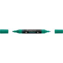 Akril marker kétvégű MULTIMARK 358 Faber-Castell smaragdzöld Dekormarker Faber - Castell