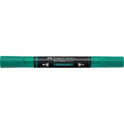 Akril marker kétvégű MULTIMARK 358 Faber-Castell smaragdzöld Dekormarker Faber - Castell