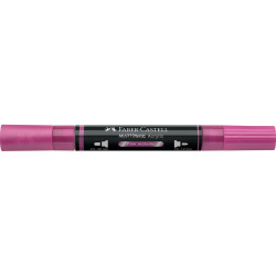 Akril marker kétvégű MULTIMARK 290 Faber-Castell metál rózsaszín Dekormarker Faber - Castell