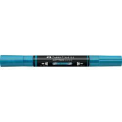 Akril marker kétvégű MULTIMARK 292 Faber-Castell metál kék Dekormarker Faber - Castell