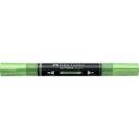 Akril marker kétvégű MULTIMARK 298 Faber-Castell metál zsályazöld