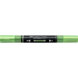 Akril marker kétvégű MULTIMARK 298 Faber-Castell metál zsályazöld Dekormarker Faber - Castell