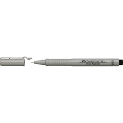 Rostirón, tűfilc 0,05mm ECCO PIGMENT Faber-Castell fekete Tűfilc Faber - Castell