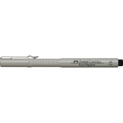 Rostirón, tűfilc 0,2mm ECCO PIGMENT Faber-Castell fekete Tűfilc Faber - Castell