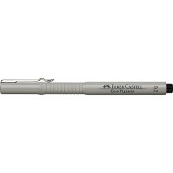 Rostirón, tűfilc 0,2mm ECCO PIGMENT Faber-Castell fekete Tűfilc Faber - Castell