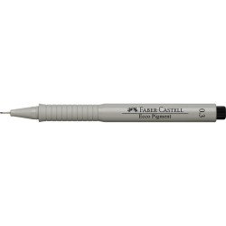 Rostirón, tűfilc 0,3mm ECCO PIGMENT Faber-Castell fekete Tűfilc Faber - Castell