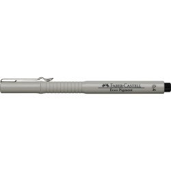Rostirón, tűfilc 0,4mm ECCO PIGMENT Faber-Castell fekete Tűfilc Faber - Castell