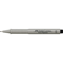Rostirón, tűfilc 0,5mm ECCO PIGMENT Faber-Castell fekete Tűfilc Faber - Castell