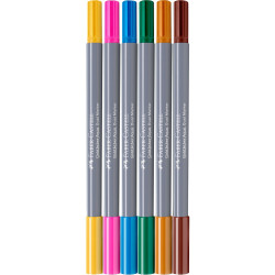 Rostirón, filctoll készlet akvarell kétvégű GOLDFABER AQUA Kókuszos koktél Faber-Castell 4klf. szín Filctoll Faber - Castell