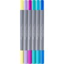 Rostirón, filctoll készlet akvarell kétvégű GOLDFABER AQUA Kagyló szimfónia Faber-Castell 4klf. szín