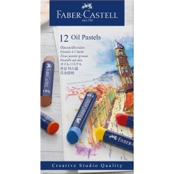 Olajpasztell kréta készlet hengeres test CREATIVE STUDIO Faber-Castell 12klf.szín Kréta Faber - Castell