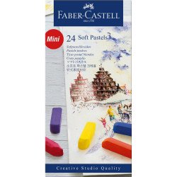 Porpasztell kréta készlet mini puha CREATIVE STUDIO Faber-Castell 24klf.szín Kréta Faber - Castell