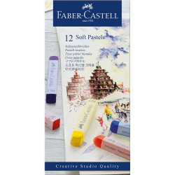 Porpasztell kréta készlet puha CREATIVE STUDIO Faber-Castell 12klf.szín Kréta Faber - Castell