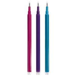 Rollertoll betét 0,7mm radírozható állatos tollhoz Faber-Castell 3db/bliszter pink,lila,türkíz Tollbetét Faber - Castell