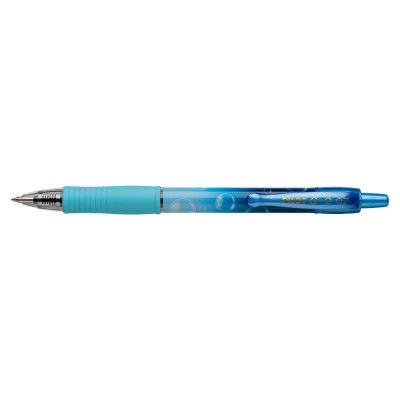 Zseléstoll 0,7mm, nyomógombos Pilot G-2 Bubble kék test, írásszín kék