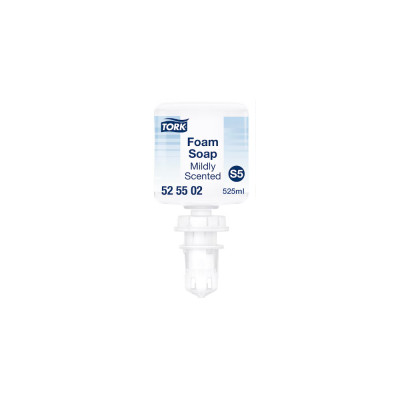 Folyékony szappan utántöltő 525 ml enyhén illatosított Premium Mini S5 Tork_525502 fehér