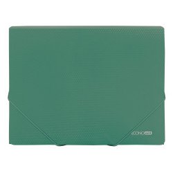 Gumis mappa A4, PP rombuszmintás, Economix zöld Gumis mappa Economix