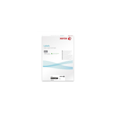 Etikett címke, 63,5x38,1mm, kerekített sarkú, 100 lap, 21 címke/lap Xerox