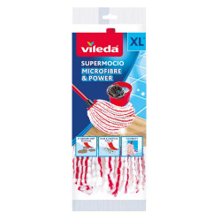 Felmosó fej mop utántöltő  Microfiber&Power Vileda_F20386 Moppok Vileda háztartási