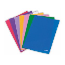 Genotherm `L` A4, PP 180 micron fényes  10db/csomag, Economix vegyes színek L genotherm Economix