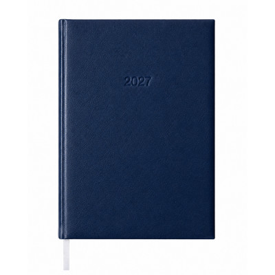 Határidőnapló agenda Standard B/5, heti fehér lapokkal kék Bluering® 2027.