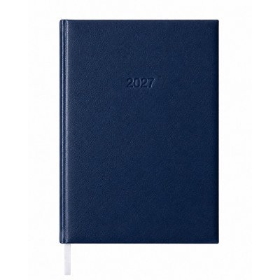Határidőnapló agenda Standard B/5, heti fehér lapokkal kék Bluering® 2027.