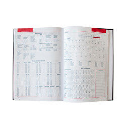 Határidőnapló agenda Standard B/5, heti fehér lapokkal zöld Bluering® 2027.