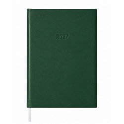 Határidőnapló agenda Standard B/5, heti fehér lapokkal zöld Bluering® 2027. Határidőnapló Bluering