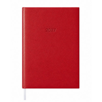Határidőnapló agenda Standard B/5, heti fehér lapokkal bordó Bluering® 2027.