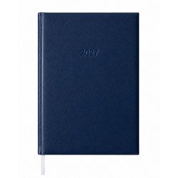 Határidőnapló agenda Standard B/5, napi fehér lapokkal kék Bluering® 2027. Határidőnapló Bluering