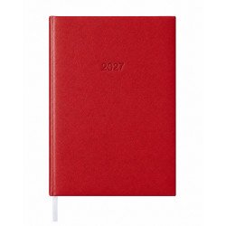 Határidőnapló agenda Standard B/5, napi fehér lapokkal bordó Bluering® 2027. Határidőnapló Bluering